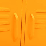 TV Cabinet Mustard Yellow 105x35x50 cm Steel 336227