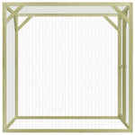 ZNTS Chicken Cage 1.5x1.5x1.5 m Steel 170742