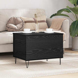 Coffee Table Black Oak 60 x 44.5 x 45 cm Engineered Wood 882671