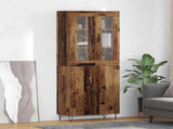 Highboard Old Wood 69.5 x 34 x 180 cm Engineered Wood 3402692