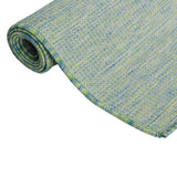 Outdoor Flatweave Rug 160x230 cm Turquoise 340804