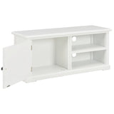 ZNTS TV Cabinet White 90x30x40 cm Wood 249878