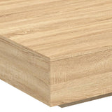 Coffee Table Sonoma Oak 100x100x31 cm Engineered Wood 836597
