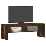 TV Cabinet Smoked Oak 120x40x40 cm Engineered Wood 835564