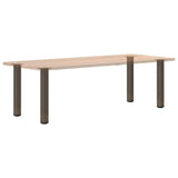 Console Table Legs 4 pcs Natural Steel 72-74 cm Steel 4012471