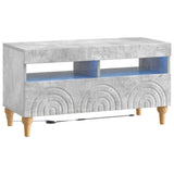 LED TV Cabinet Concrete Grey Engineered Wood 896338