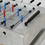 Foosball Table Concrete Grey 125 x 60.5 x 80 cm Engineered Wood 858887