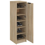 Shoe Cabinet Sonoma Oak 30x35x100 cm Engineered Wood 811433