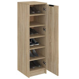 Shoe Cabinet Sonoma Oak 30x35x100 cm Engineered Wood 811433