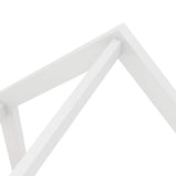 Kids Bed Frame with a Drawer White Solid Pine Wood 80x160 cm 322140
