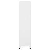 Locker Cabinet Light Grey and Dark Grey 90x45x180 cm Steel 339811