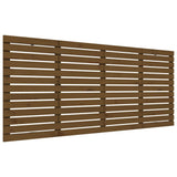 Wall Headboard Honey Brown 166x3x91.5 cm Solid Wood Pine 824701