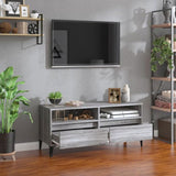 TV Cabinet Grey Sonoma 100x34.5x44.5 cm Engineered Wood 831907