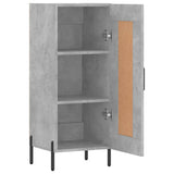 Sideboard Concrete Grey 34.5x34x90 cm Engineered Wood 830456