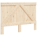 Headboard 140x104 cm Solid Wood Pine 358399