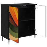 Sideboard BONN Black Oak 69 x 33 x 76 cm Engineered Wood 8006941