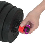2-in-1 Dumbbell Set Black and Red 121 x 19.5 x 19.5 cm 3403860