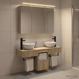 Bathroom Cabinet Set 4 pcs Sonoma Oak Engineered Wood 3406257