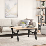 Coffee Table Legs Y-Frame 80x70x43 cm Steel 357923