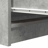 Sideboard Concrete Grey 37.5x35x76 cm Engineered Wood 861727