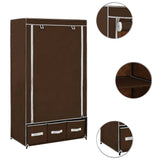 Wardrobe Brown 87x49x159 cm Fabric 282458