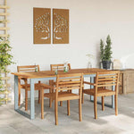 Garden Dining Table Grey 200 x 90 x 75 cm 4010597
