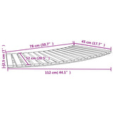 Hot Tub Steps 2 pcs Solid Wood Acacia 365616