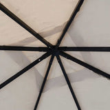 Gazebo Pavilion Tent Canopy 4x4 m Steel Beige 43171