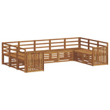 Sectional Sofa Set 9 pcs Natural 3375474