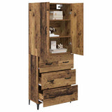 Highboard Old Wood 69.5 x 34 x 180 cm Engineered Wood 3415791