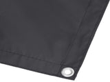 Balcony Screen Black 110 x 1000 cm Oxford Fabric 42030863