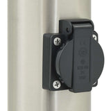 Bollard Lights with Sensor&Outlet 3pcs 50 cm Stainless Steel IP44 4006018