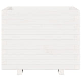 Garden Planter White 60x60x49.5 cm Solid Wood Pine 847359