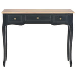 ZNTS Dressing Console Table with 3 Drawers Black 280046