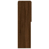 TV Cabinet with LED Lights Brown Oak 40.5x30x102 cm 837063