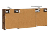 Bathroom Cabinet Set 3 pcs 100 x 10.5 x 50 cm Engineered wood 3403694