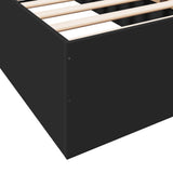 Bed Frame without Mattress Black 100x200 cm 3281050