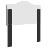 Headboard Black Oak Engineered wood 888067