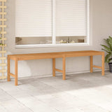 Garden Bench Warm Teak Solid Teak Wood 180 cm length Durable 316633