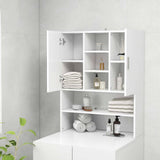 808386 Washing Machine Cabinet White 70,5x25,5x90 cm