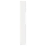 ZNTS Bathroom Cabinet White 32x25.5x190 cm Engineered Wood 802876