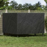 Outdoor Swing Cover Black 250 x 250 x 160 cm 600D Oxford Fbric 4105926