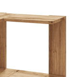 ZNTS Corner Bookcase 3-Tier Artisian Oak 50x50x102 cm Engineered Wood 852599