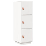 Highboard White 34x40x108.5 cm Solid Wood Pine 820168