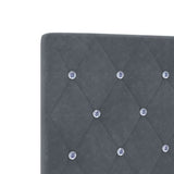 Headboard with Headboard Dark Grey 144 cm Faux Leather 3337759