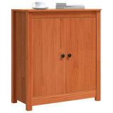 Sideboard Wax Brown 70 x 35 x 80 cm Solid Pine Wood 869898
