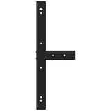 Coffee Table Legs T-Shaped 2 pcs Black 60x25x cm Steel 4013012