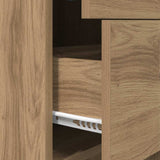 Book Cabinet Artisan oak 40 x 35 x 180 cm Engineered wood 875440