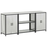 Kitchen Storage Set HATTEM 3 pcs Silver Galvanised Steel 3392671