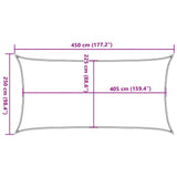 311400 Sunshade Sail 160 g/m Taupe 2,5x4,5 m HDPE